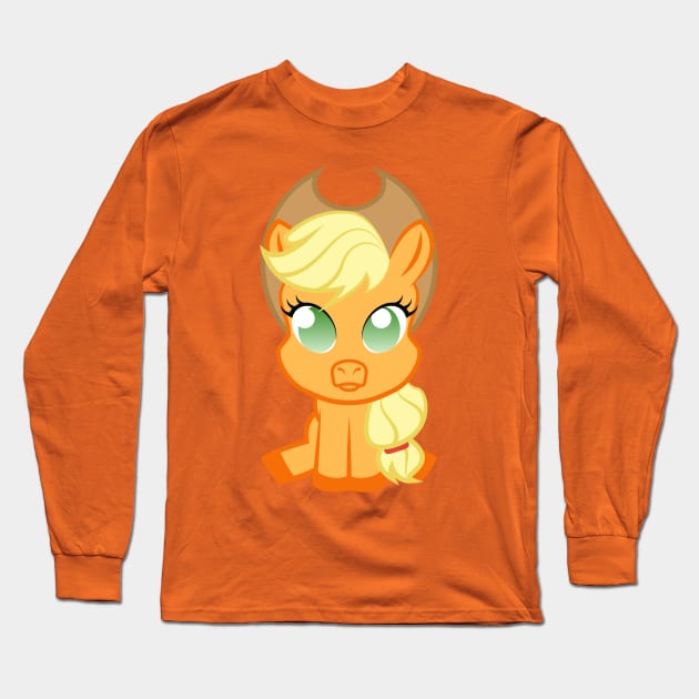 MLP Updated: Apple Jack Long Sleeve T-Shirt by Tooniefied